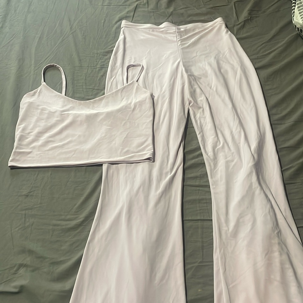 Wide Leg Pant Set